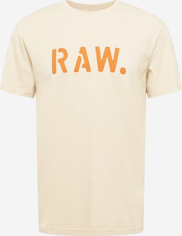 G-Star RAW T-Shirt in Beige: predná strana