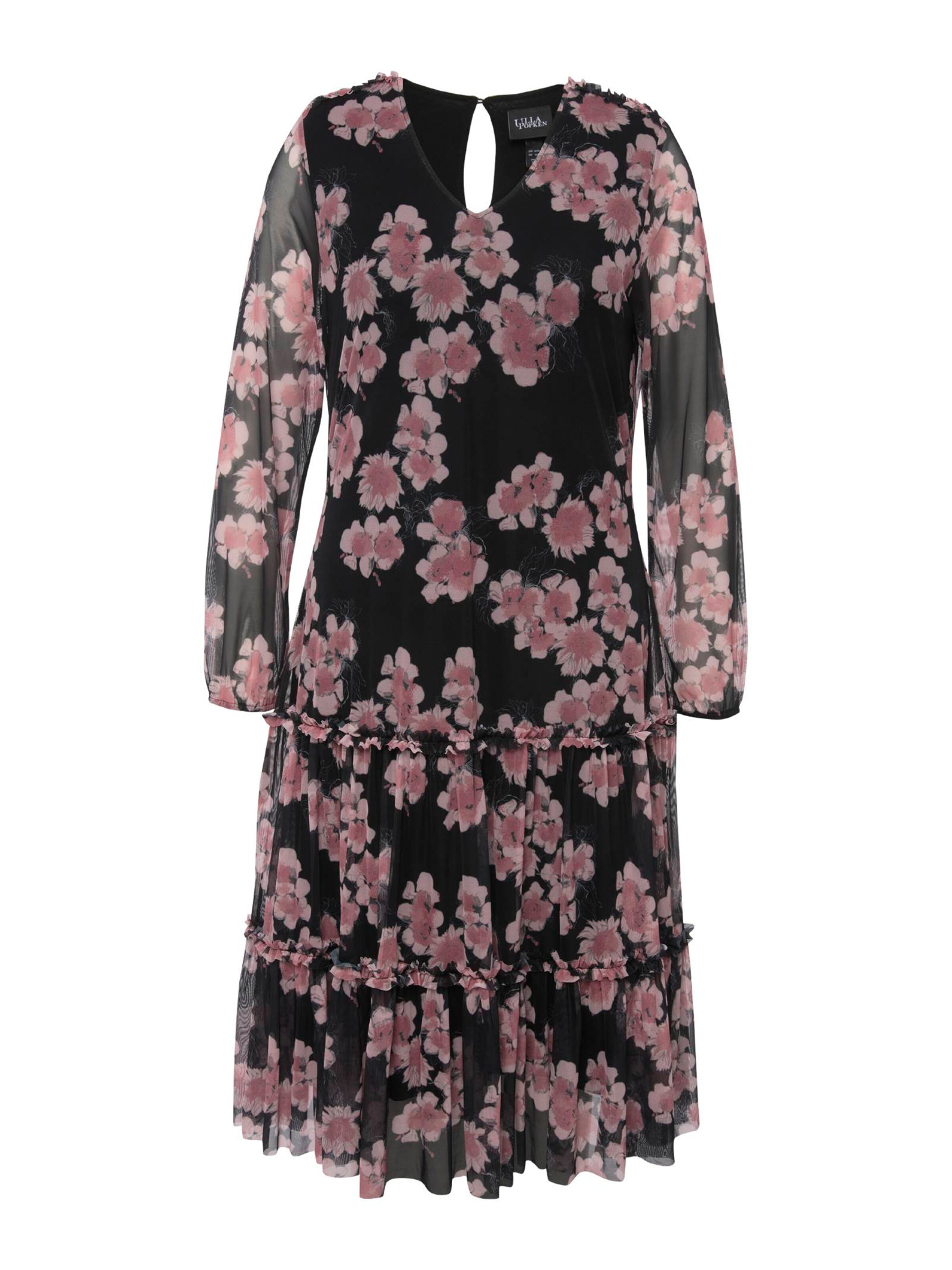 Robe Ulla Popken en noir : devant