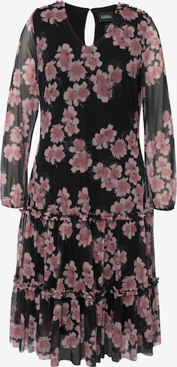 Ulla Popken Robe en rose / rose clair / noir, Vue avec produit