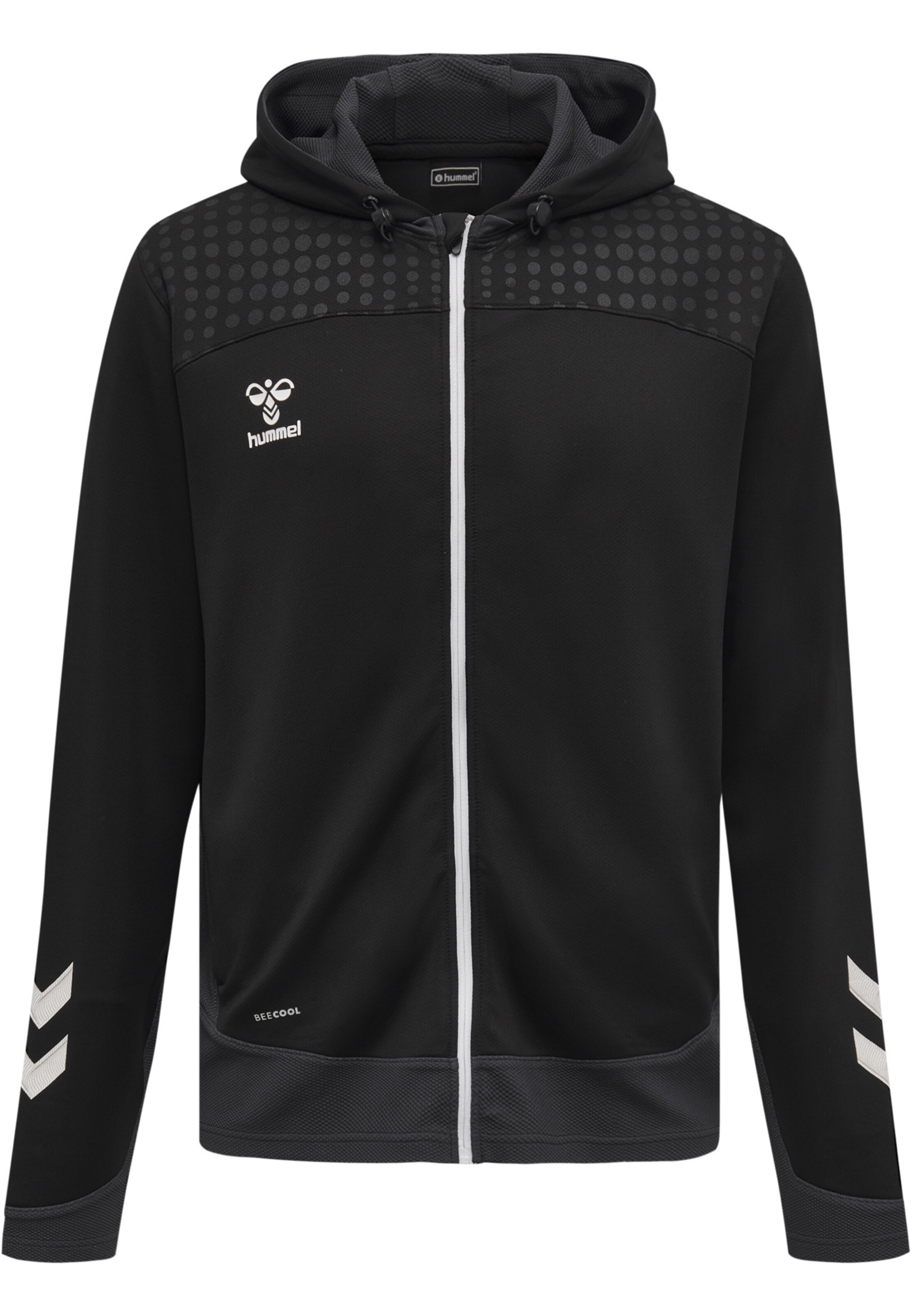 Hummel Sportsweatvest in Zwart: voorkant