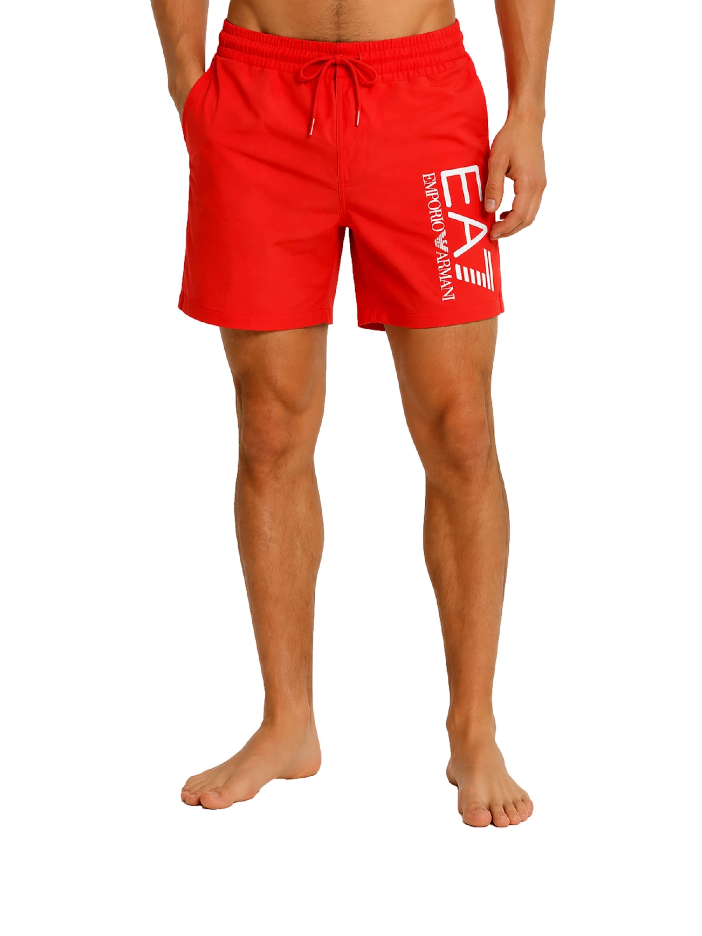 Regular Pantalon EA7 Emporio Armani en rouge