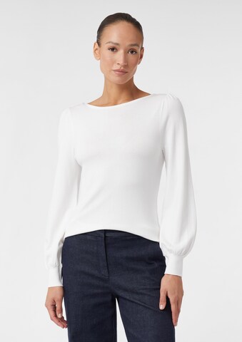 Pull-over COMMA en blanc : devant