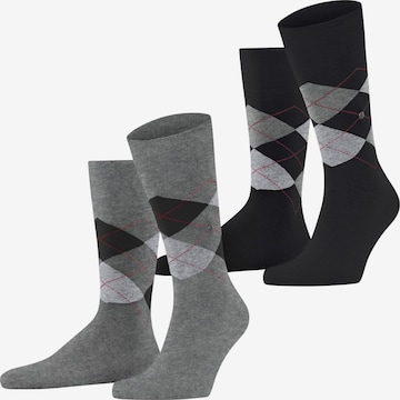 BURLINGTON Socks 'Everyday Argyle' in Grey: front