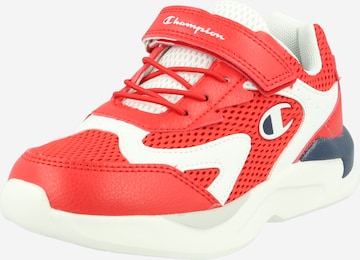 Champion Authentic Athletic Apparel Sneakers 'FAST' in Red: front