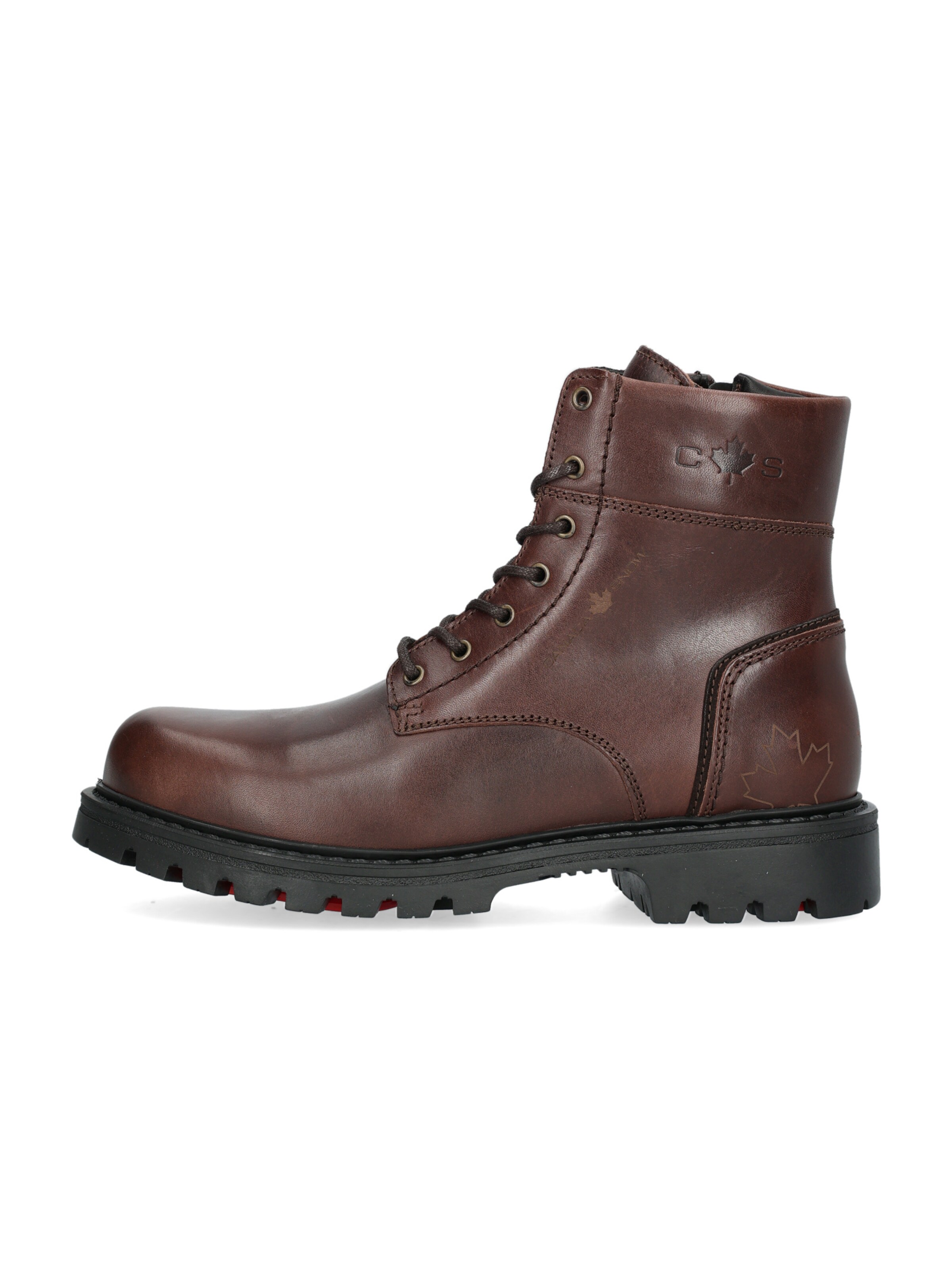 CANADA SNOW Lace-up boot 'NOEL' in Brown: front