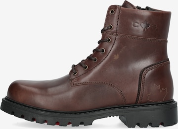 Bottes à lacets 'NOEL' CANADA SNOW en marron : devant