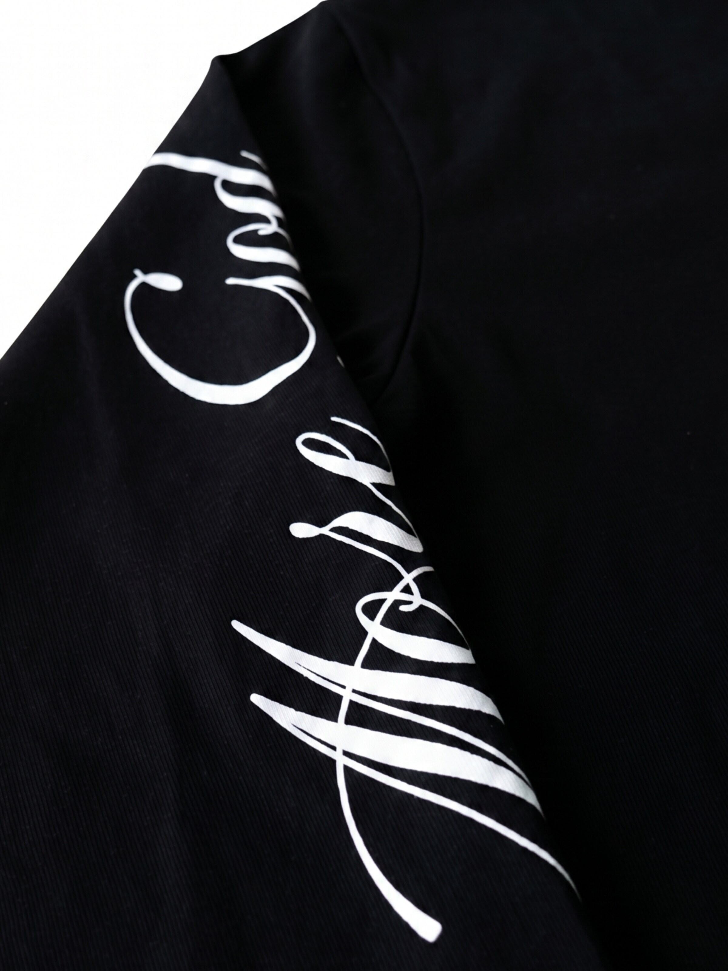 ATMOS Shirt 'Longsleeve 'More God Less Me''‌‌ in Schwarz
