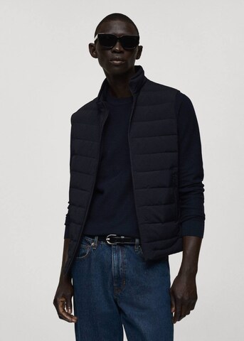 Gilet 'Mirlost' MANGO MAN en bleu : devant