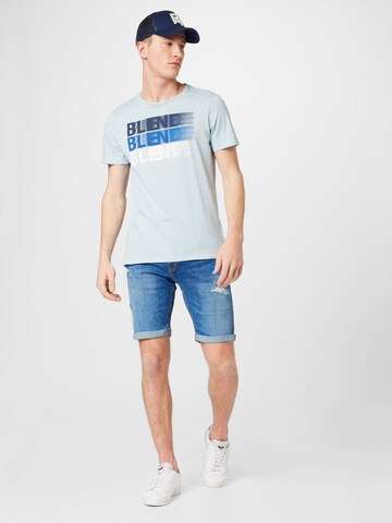 BLEND T-Shirt in Blau