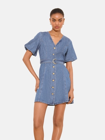 Lipsy Jurk in Blauw: voorkant