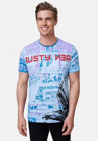 Rusty Neal Shirt in Blue: front