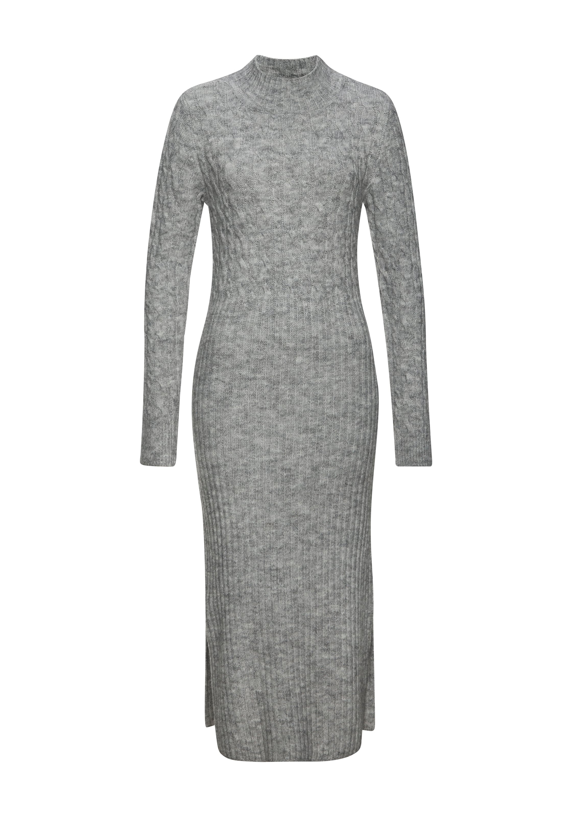 LASCANA - Vestido de punto en gris: frente