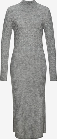 LASCANA - Vestido de punto en gris: frente