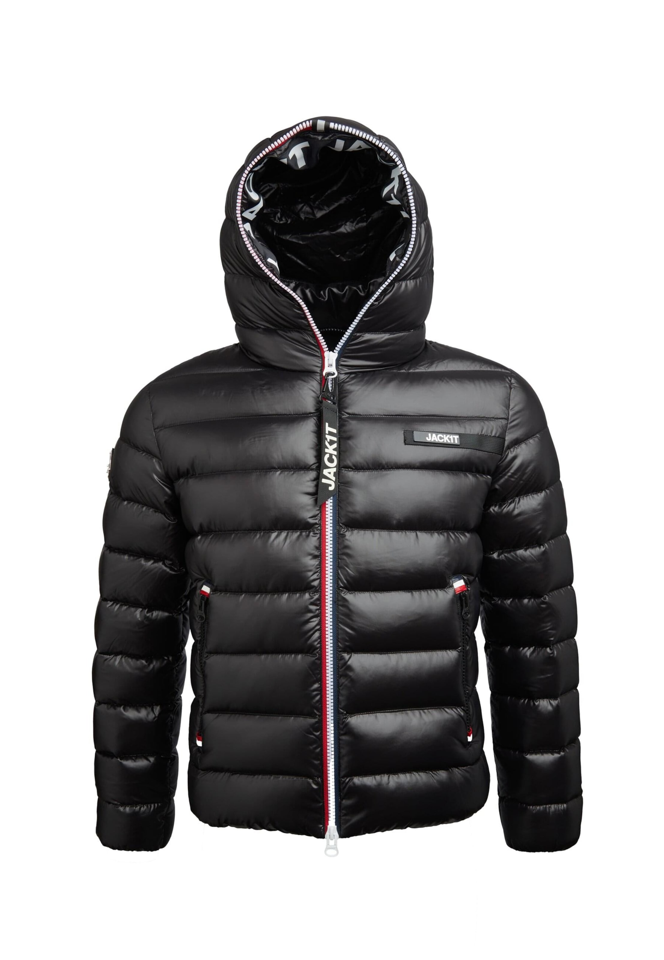 Veste d’hiver 'R3D Tricolore' JACK1T en noir : devant