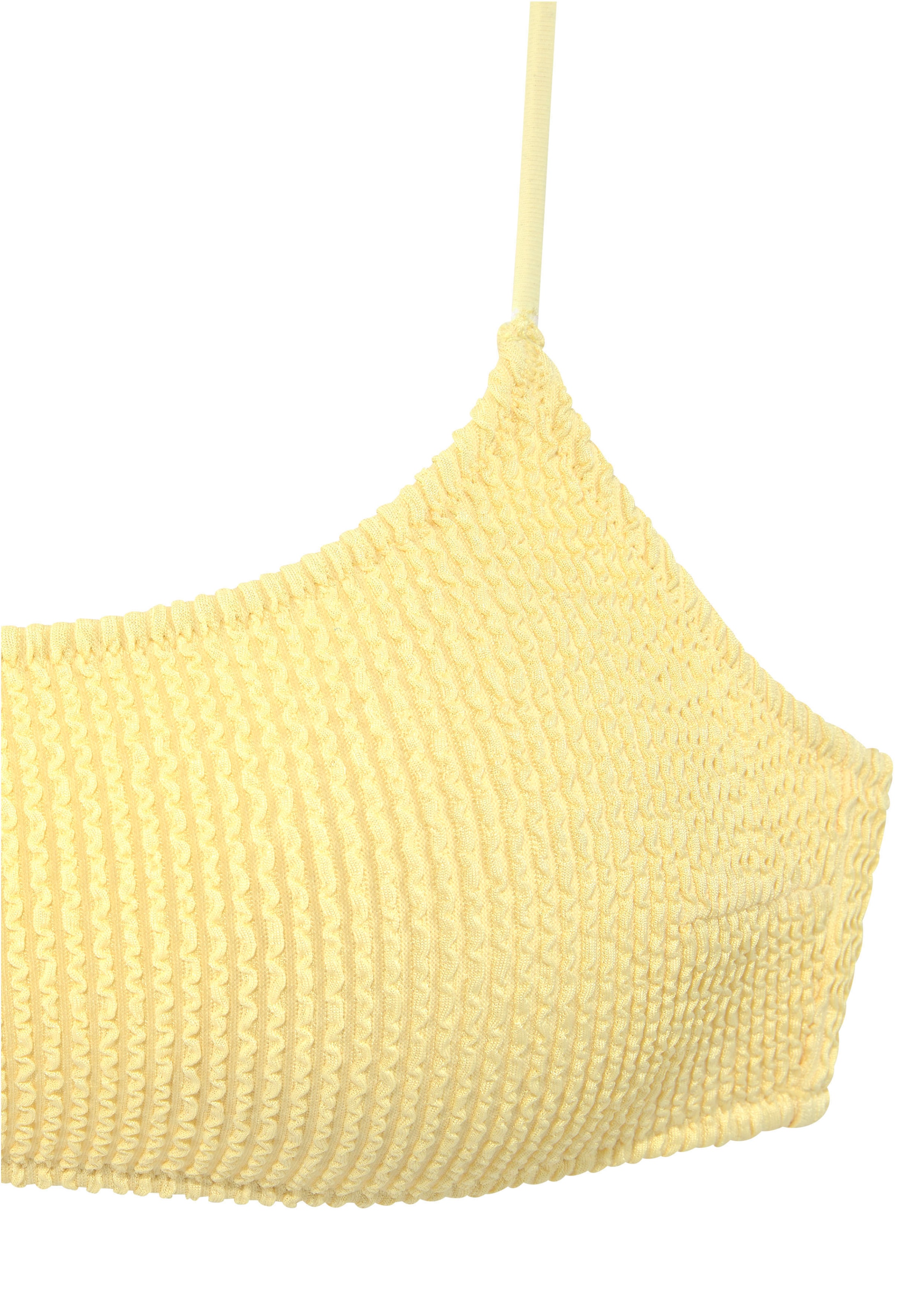 VIVANCE Õlapaelteta topp Bikiinitopp, värv kollane