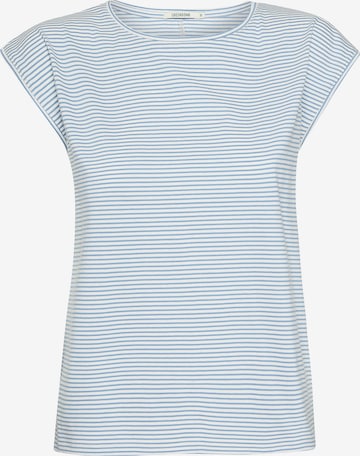 Maglietta 'Timid Basic' di GREENBOMB in blu: frontale