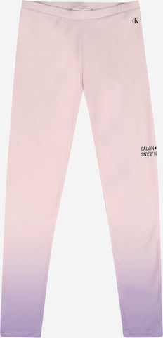 Calvin Klein Jeans Skinny Leggings in Pink: front