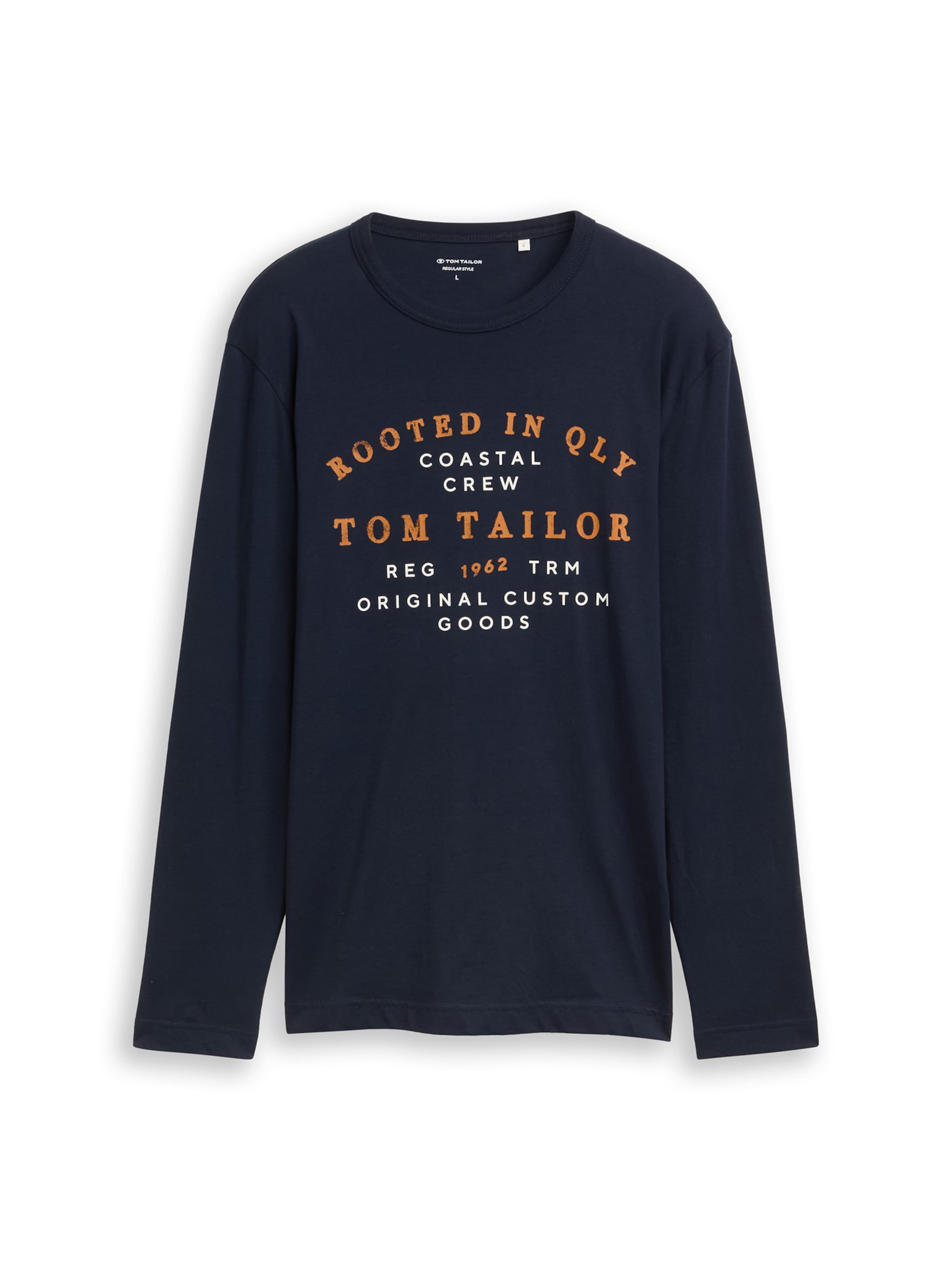 TOM TAILOR Футболка в Синий: спереди
