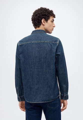 INDICODE JEANS Средняя посадка Рубашка 'Wesdon' в Синий
