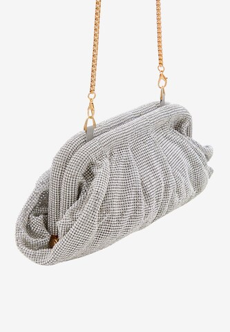 NAEMI Clutch in Silber