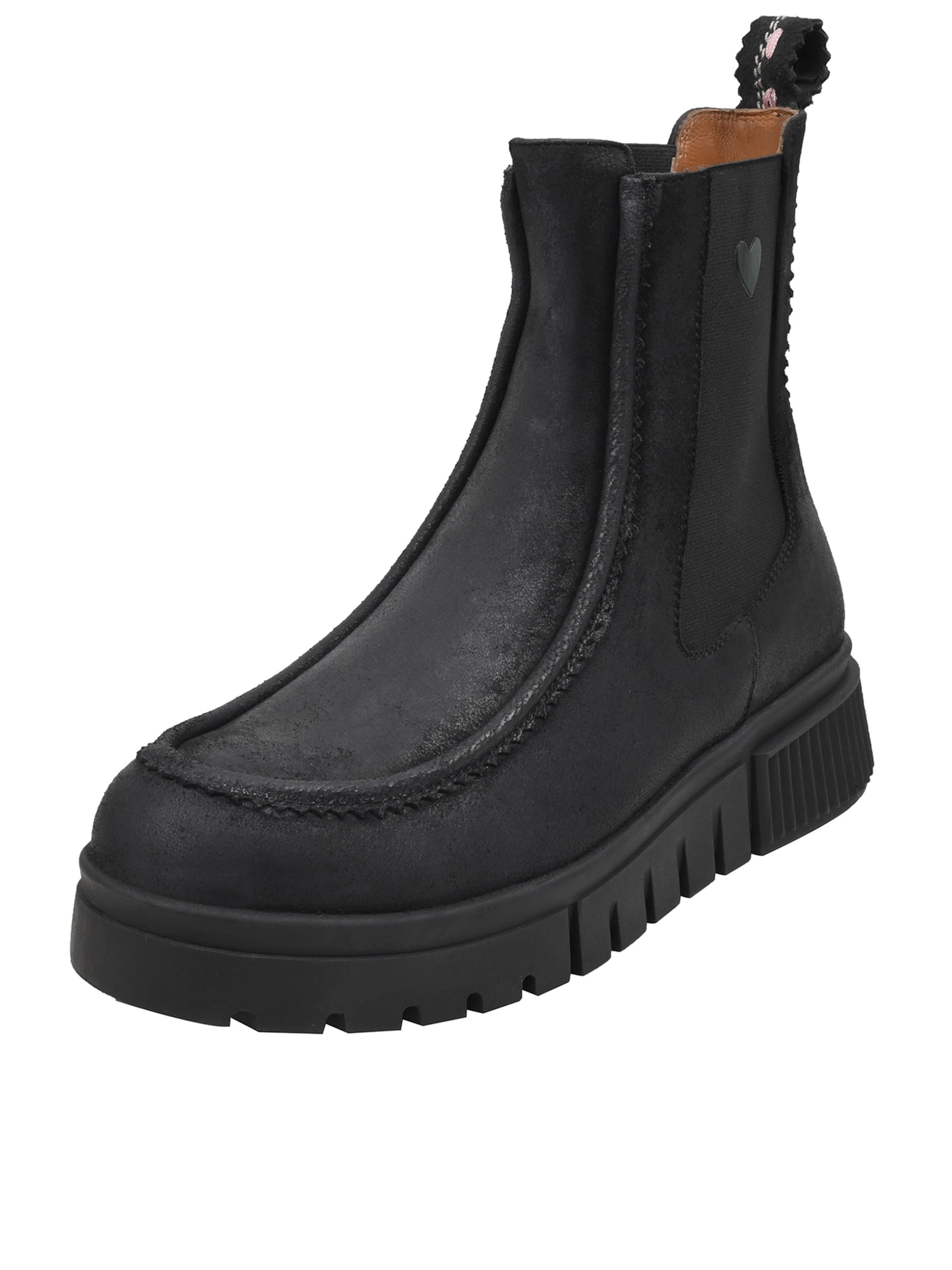 Crickit Chelsea Boots 'Uldina' in Schwarz: Vorderseite