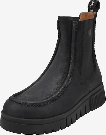 Crickit Chelsea Boots 'Uldina' in Schwarz: Vorderseite