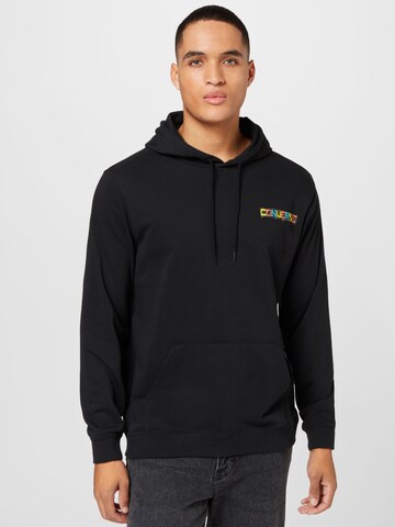 CONVERSE - Sweatshirt em preto: frente