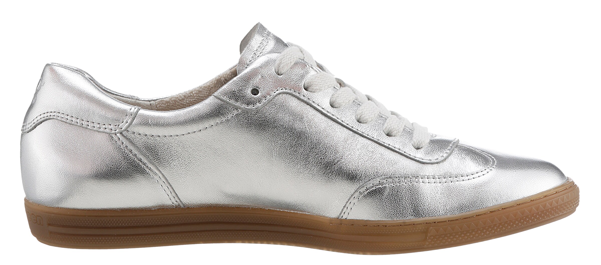 Baskets basses Paul Green en argent