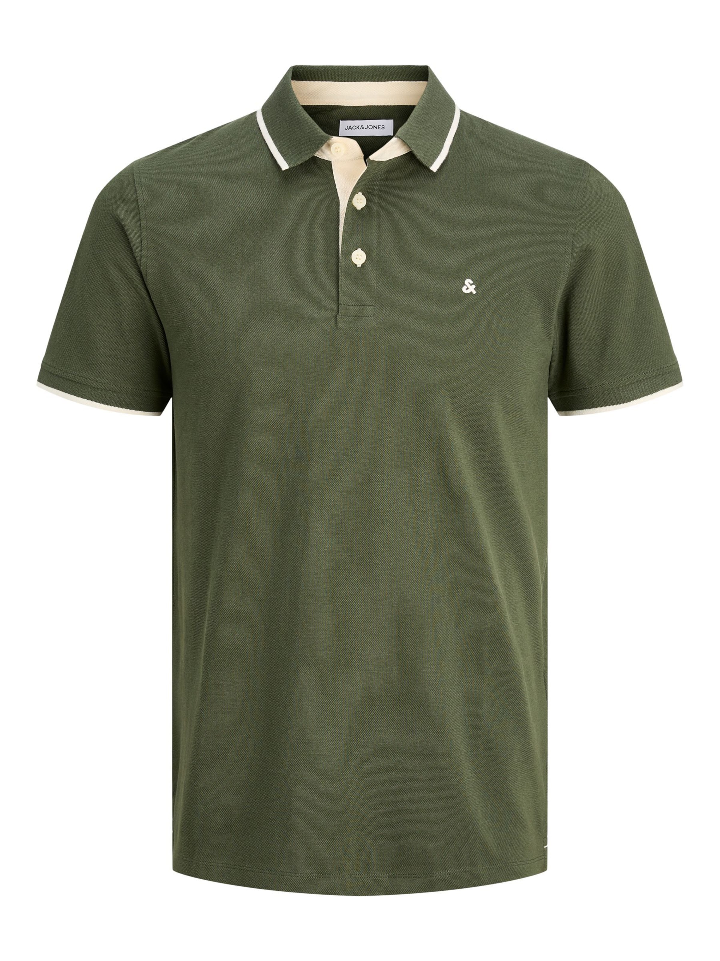 Jack & Jones Plus Shirt 'JJEPaulos' in Green: front