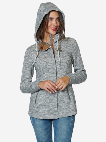 Veste de survêtement KOROSHI en gris : devant