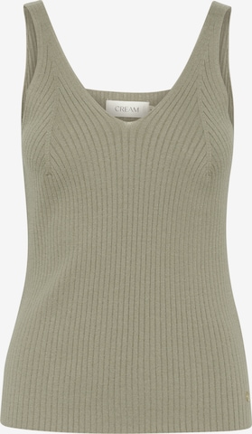 Cream Knitted top 'Dela' in Green: front