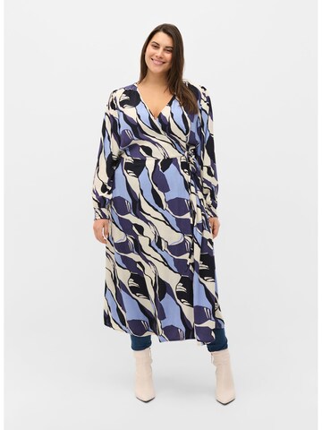 Robe 'BASJA' Zizzi en bleu