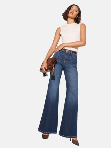 Evazați Jeans de la Friends Like These pe albastru: față