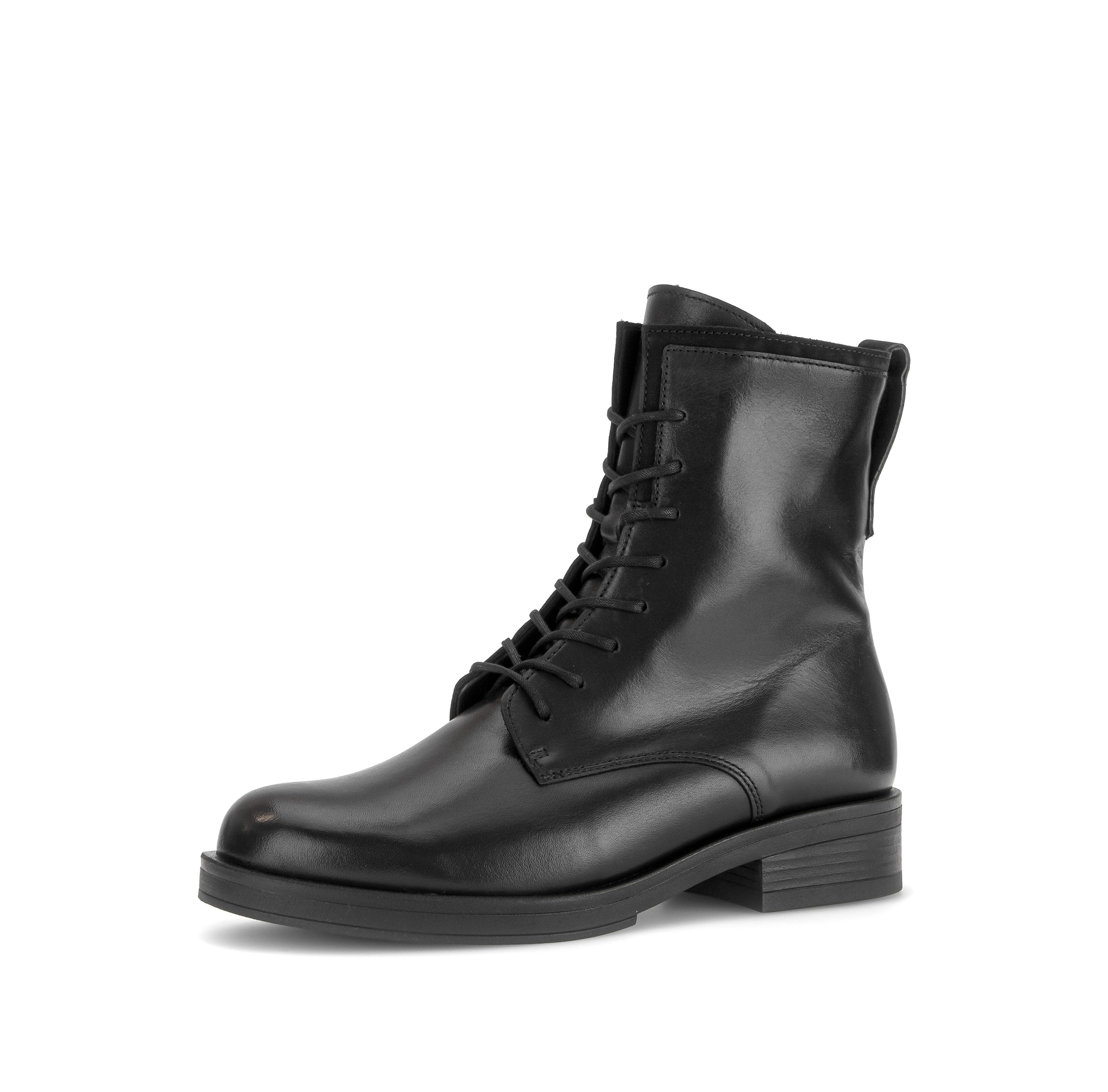 GABOR Schnürstiefelette in Schwarz: Vorderseite
