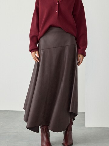 Jupe Next en marron : devant