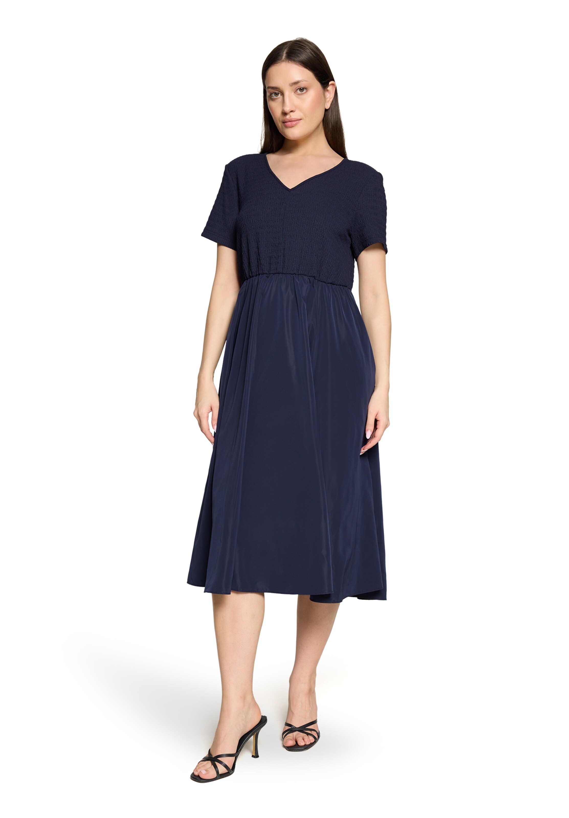 Cartoon Kleid in Blau: Vorderseite