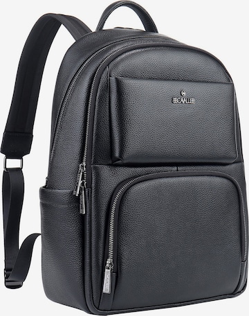 Zaino di B Cavalli B in nero: frontale