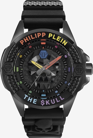 Philipp Plein Analoguhr in Schwarz: predná strana