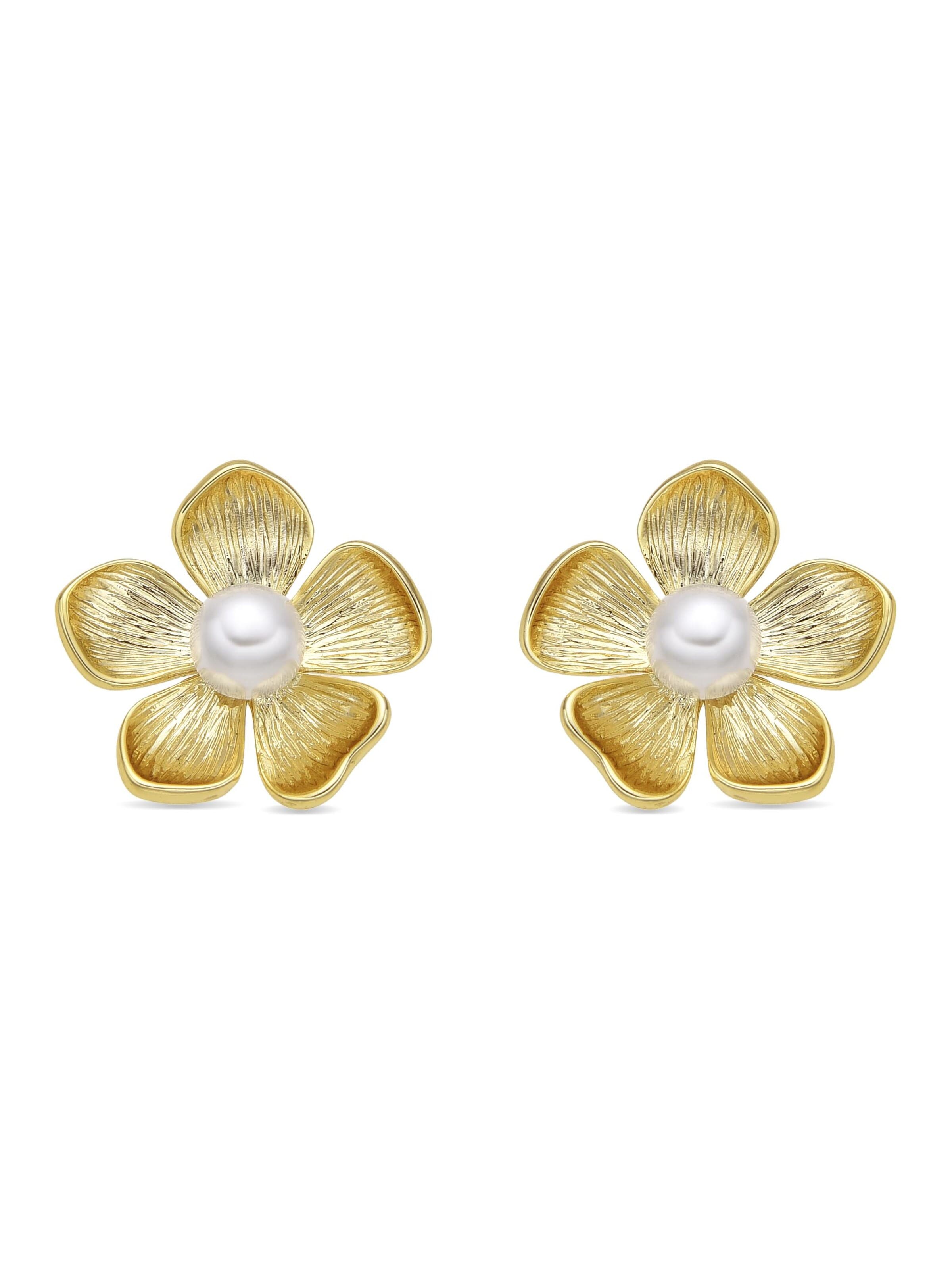 Luxenter Ohrringe 'Miclaw'‌‌‌ in Gold: Vorderseite