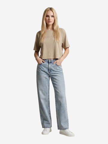 Maglietta 'OVER W3447D.000.23792G' di REPLAY in beige