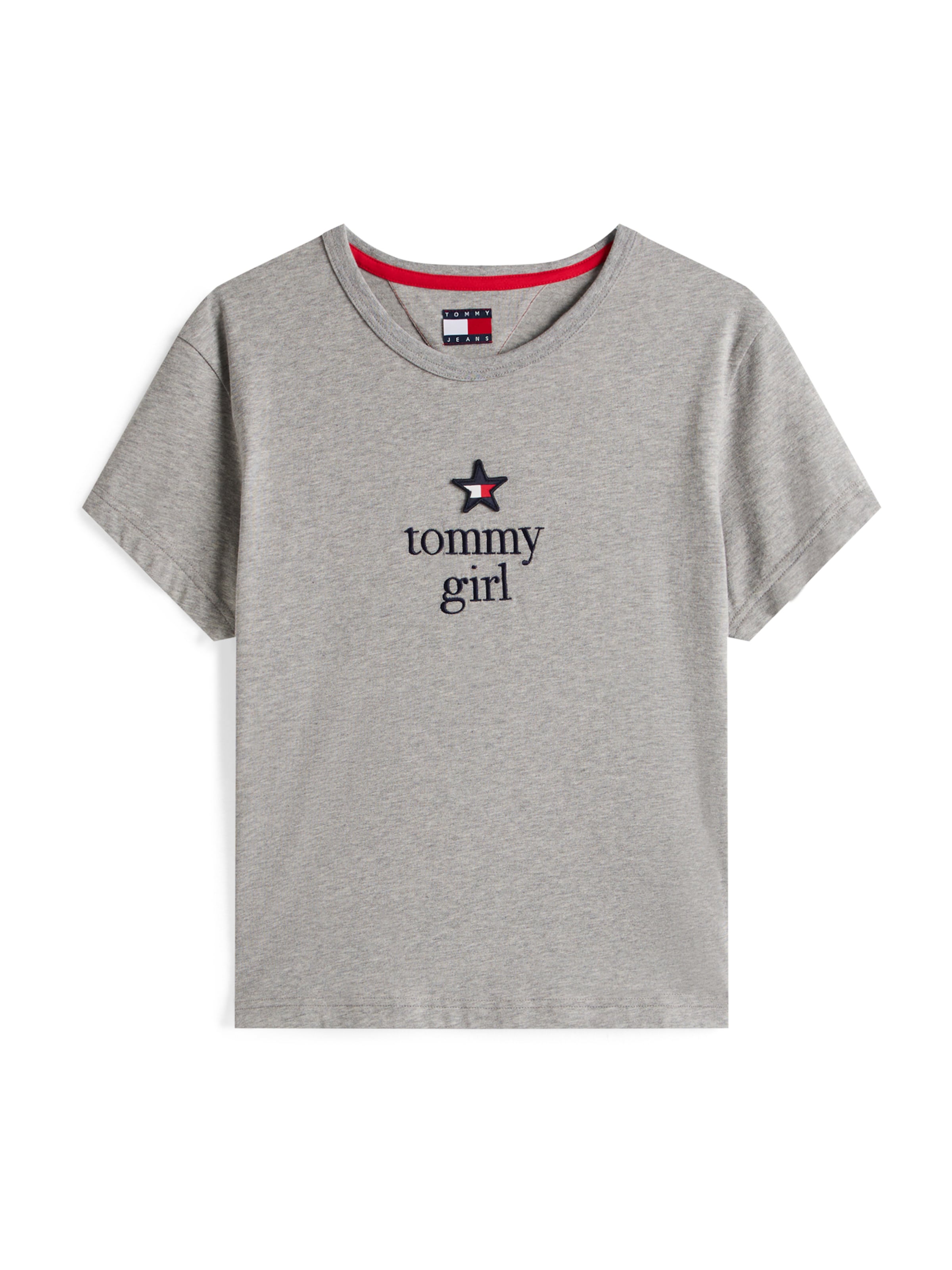 Tommy Jeans Shirt in Grey: front