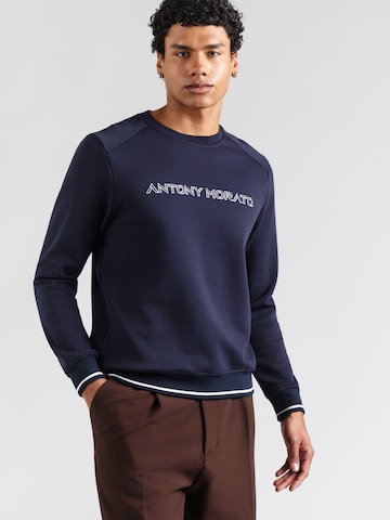 Felpa di ANTONY MORATO in blu: frontale