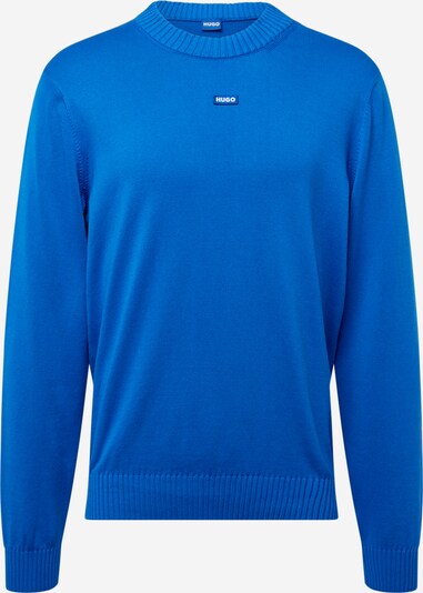 Pullover 'San Cosmo' HUGO di colore blu chiaro / offwhite, Visualizzazione prodotti