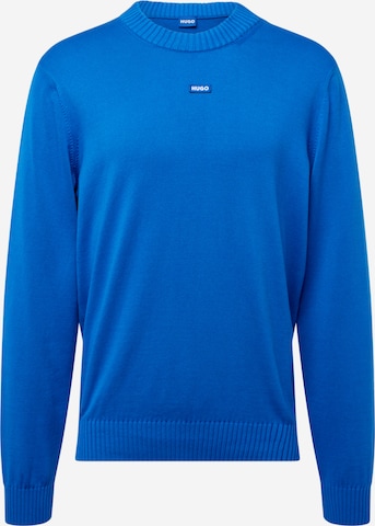 HUGO Blue Pullover 'San Cosmo' i blå: forside