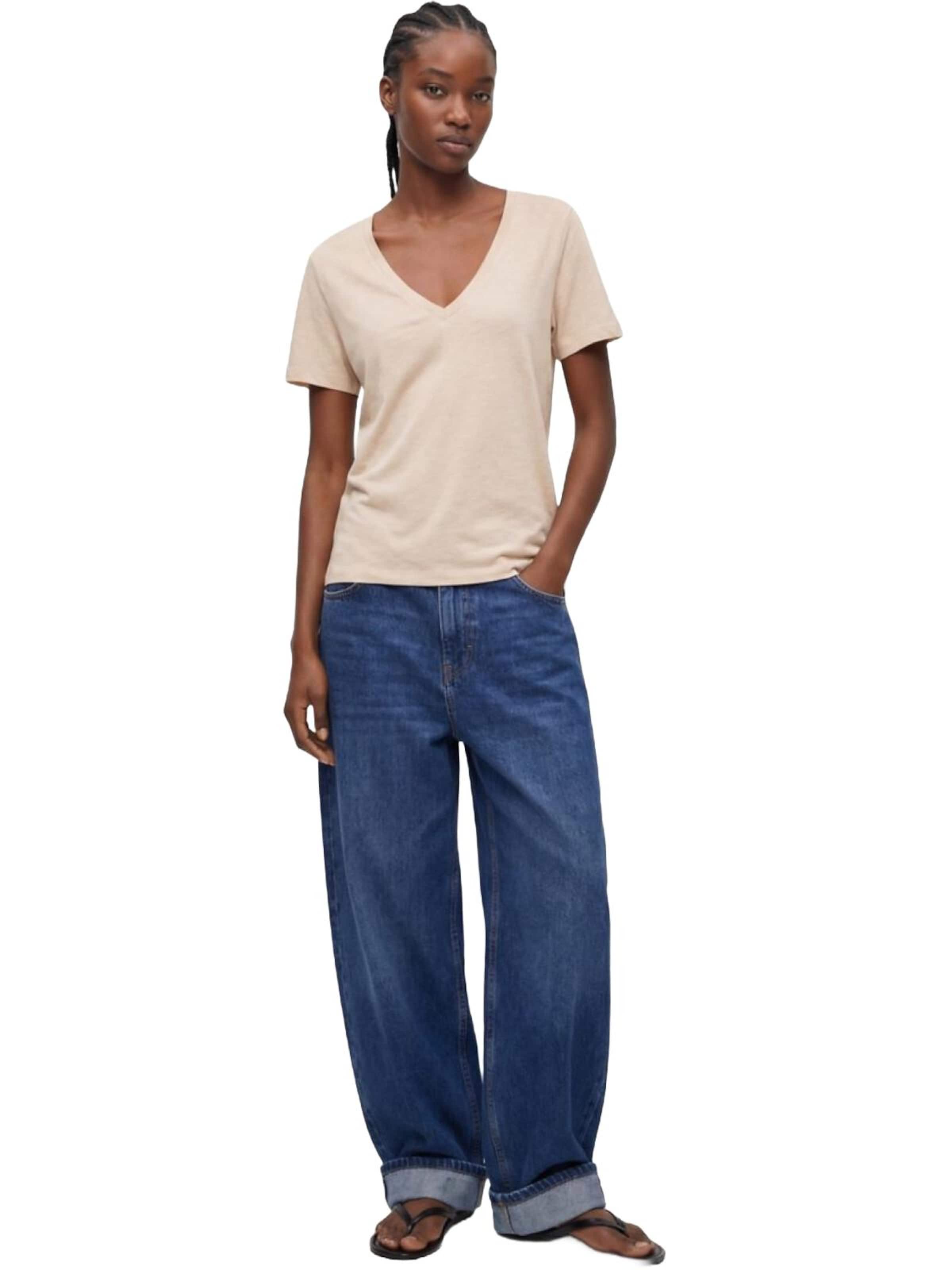 LTB Jeans Shirt 'LTB Jeans Basic-T-Shirt mit V-Ausschnitt' in Mixed colours: front