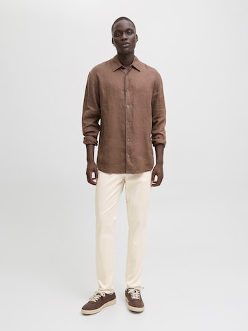 JACK & JONES Slimfit Chino nadrág 'JJIMARCO JJBOWIE' - fehér