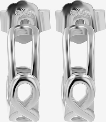 Akzent Earrings '"Ina" aus 925 Sterlingsilber, rhodiniert, langlebig' in Silver: front
