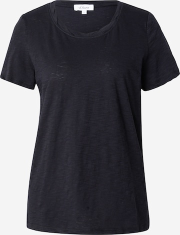 s.Oliver T-Shirt in Schwarz: Vorderseite