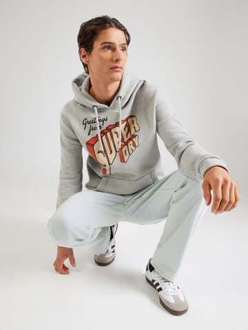 Bluză de molton 'North Cali' de la Superdry & Co pe gri: față
