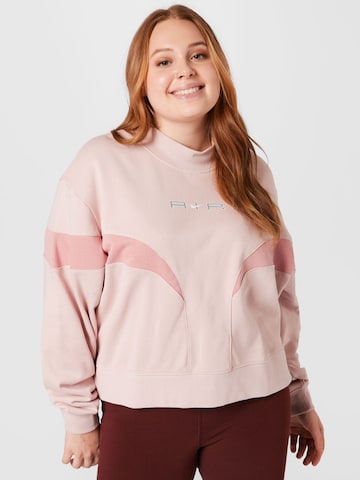 Sweat-shirt Nike Sportswear en rose : devant